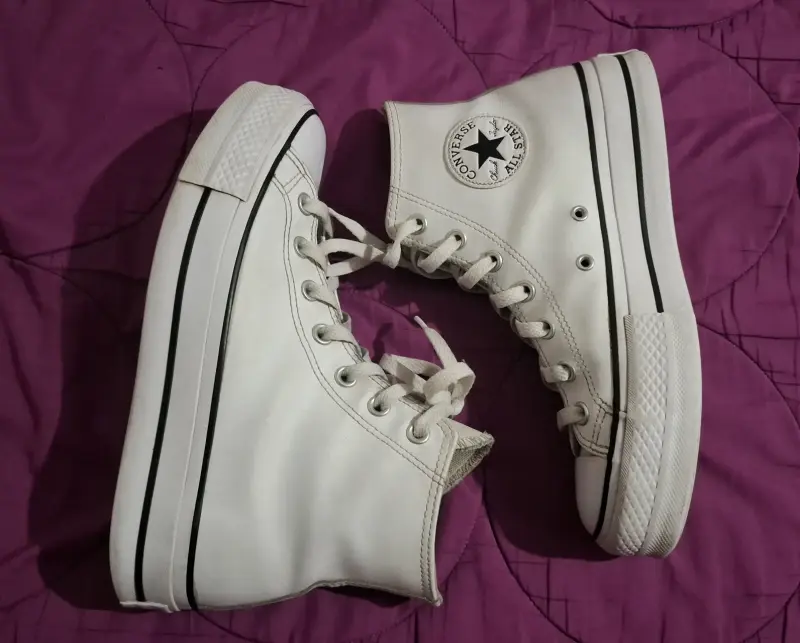 zapatilla converse blancas - 2