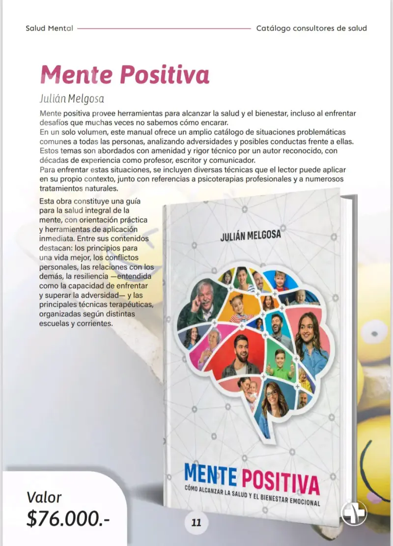 Libro Mente Positiva Julián Melgosa - 1
