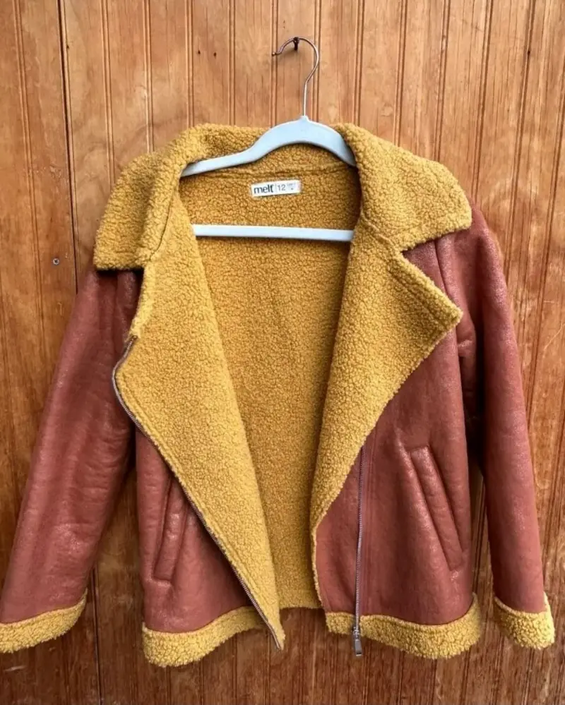 Chaqueta abrigada bicolor - 1