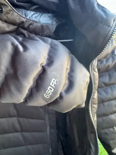 Abrigo Doite impermeable  negro  con capucha - miniatura 2