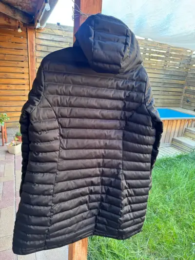 Abrigo Doite impermeable  negro  con capucha - miniatura 5