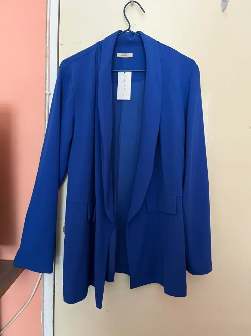 Blazer azul mujer nuevo - 3