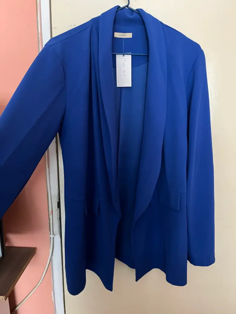 Blazer azul mujer nuevo - 5