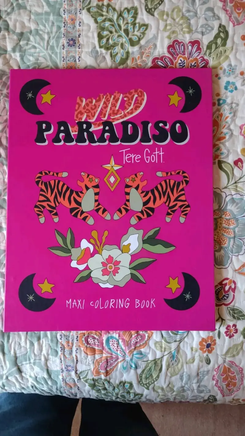 Libro para colorear Wild Paradiso