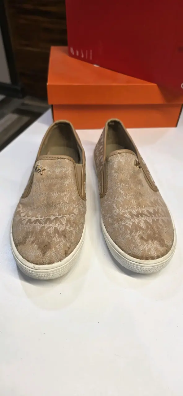 Zapatillas slip-on beige - 2