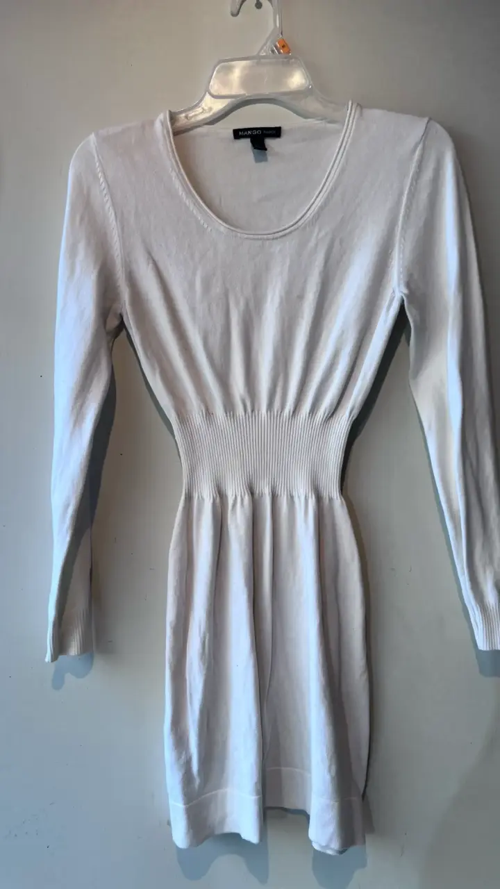 Vestido blanco Mango - 1