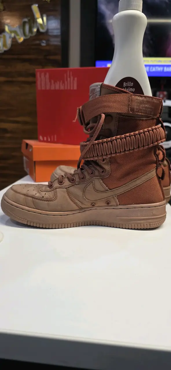 Botas altas marrones de senderismo - 4