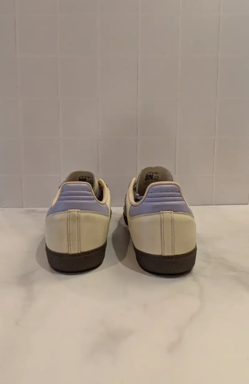 Zapatillas ADIDAS SAMBA deportivas blancas y lilas - 3