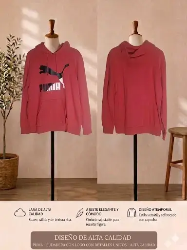 Polerón con capucha estampado