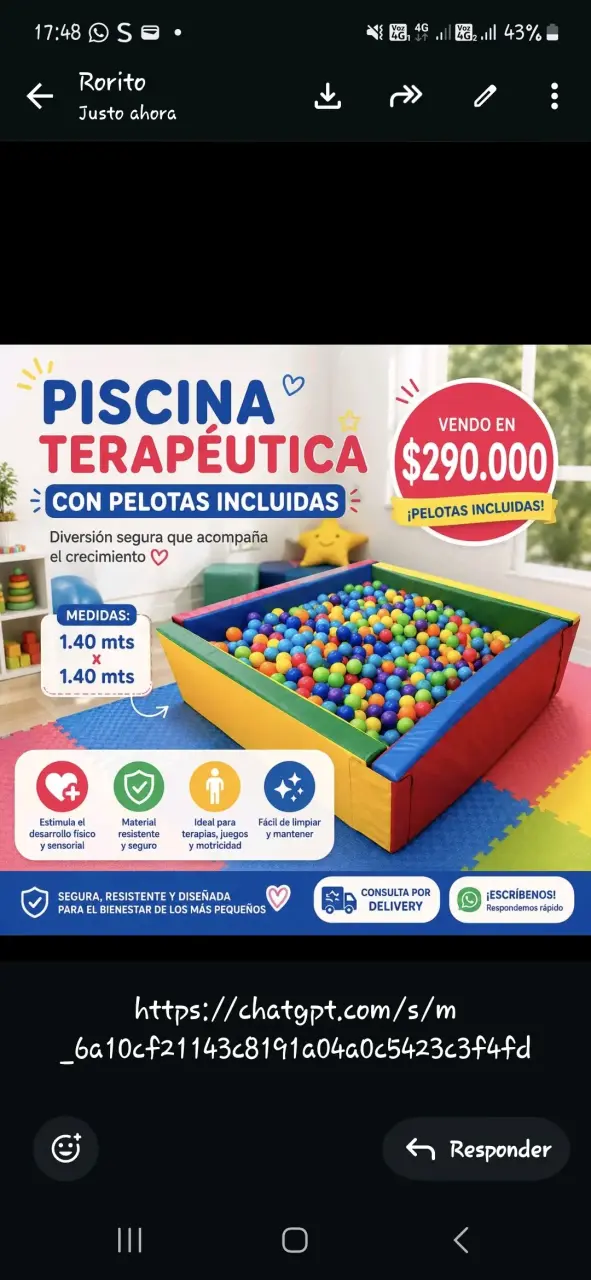 Piscina terapéutica con pelotas