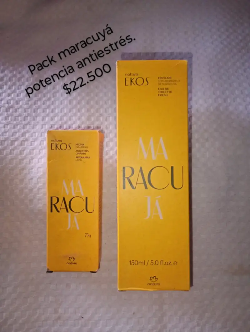 Pack antiestrés maracuyá Natura Ekos - 1