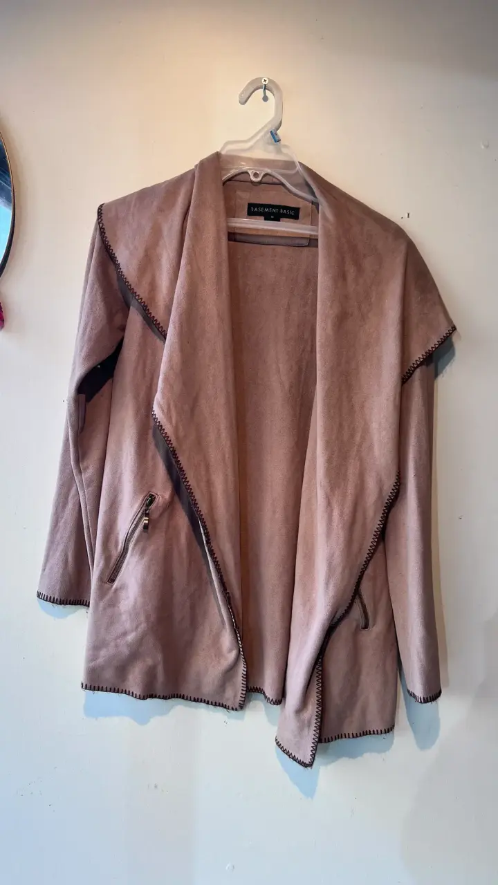 Chaqueta cafe estilo abierto