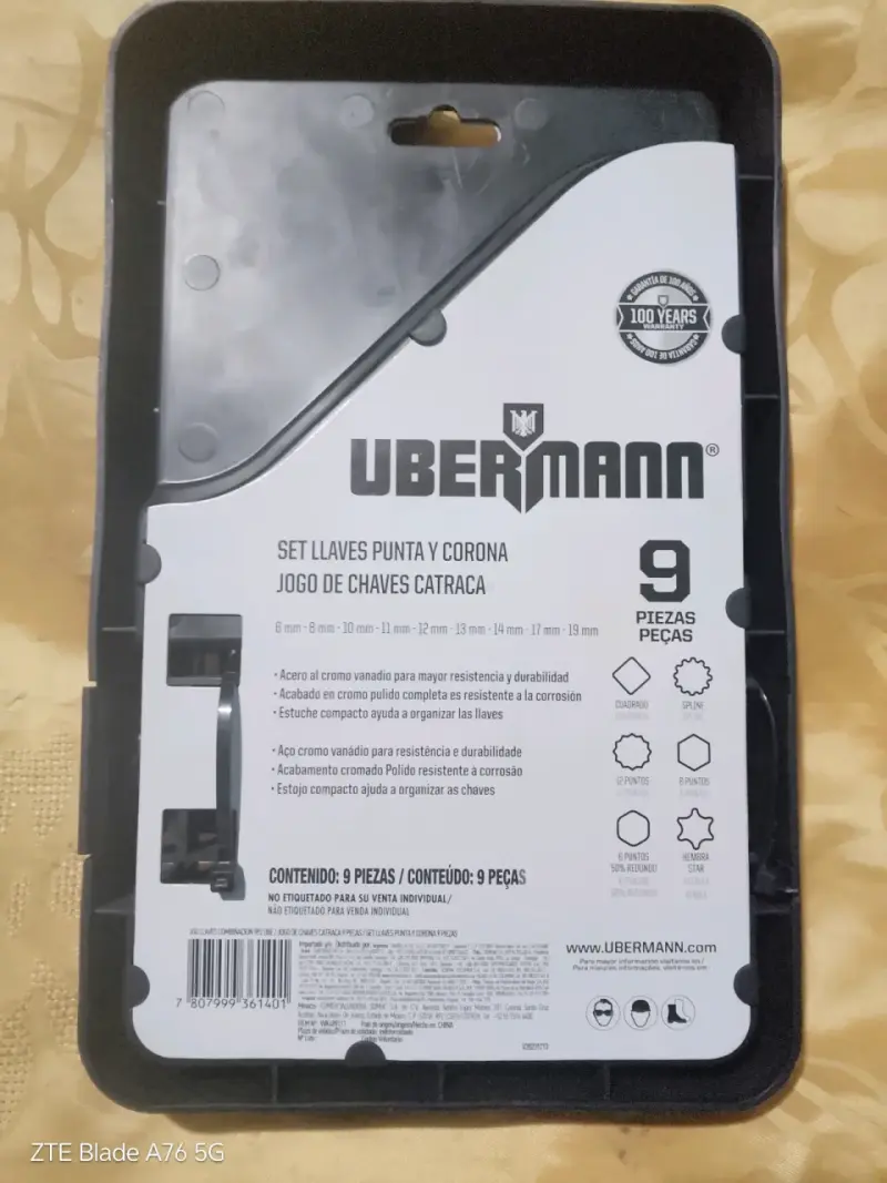 pach de llaves punta y corona marca ubermann nueva - 2