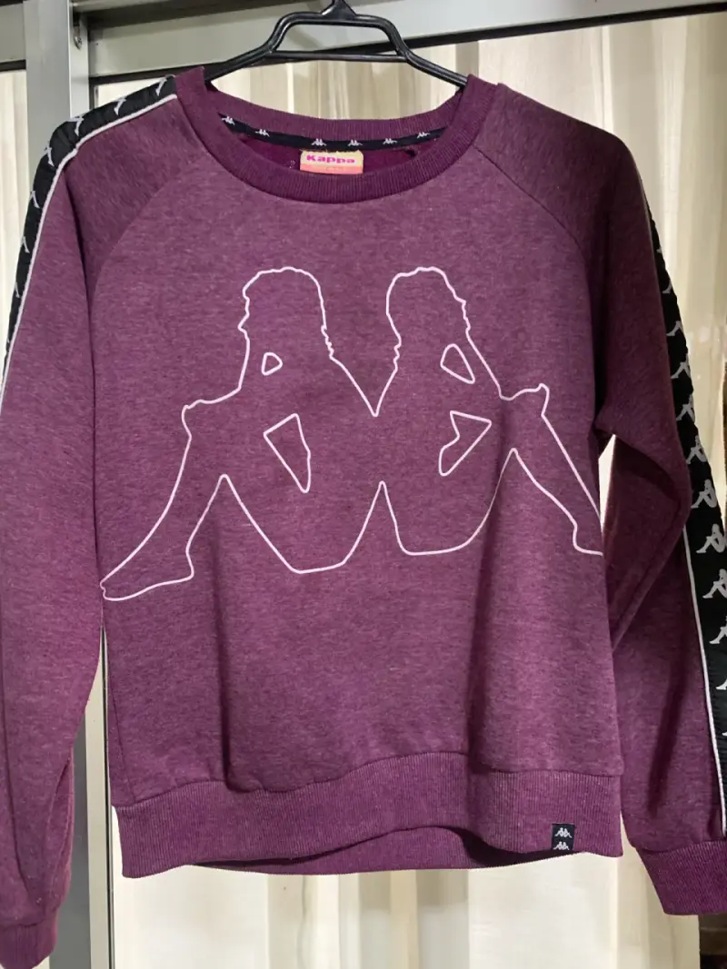 Polerón logo Kappa morado