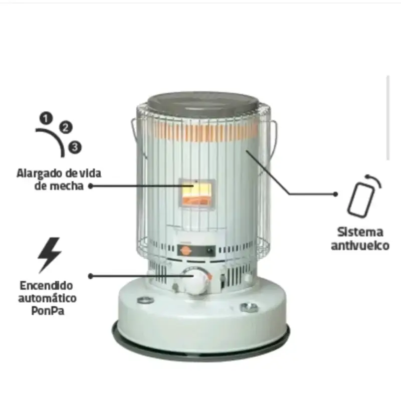 Calefactor a gas portátil - 2