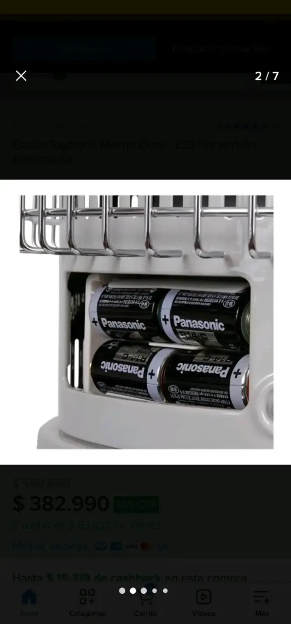Calefactor a gas portátil - 4