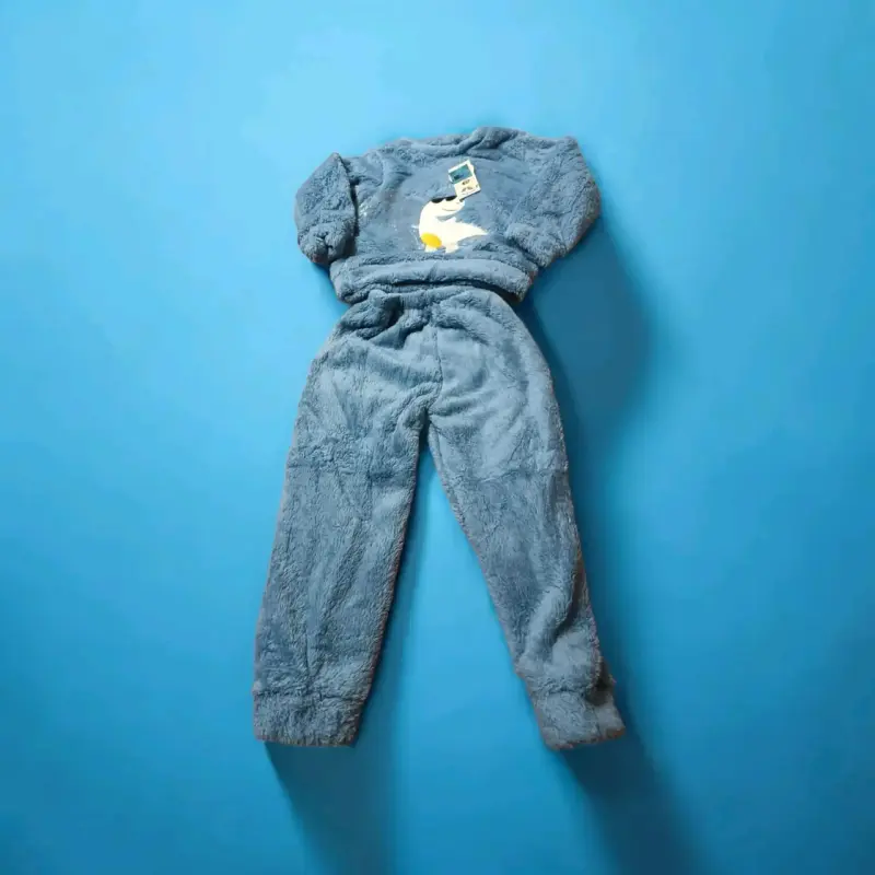Pijama de niño azul celeste talla 6 - 4