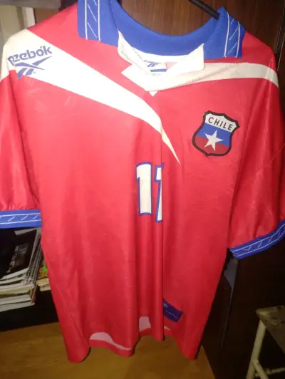 Camiseta Chile 1998 Reebok original - miniatura 2