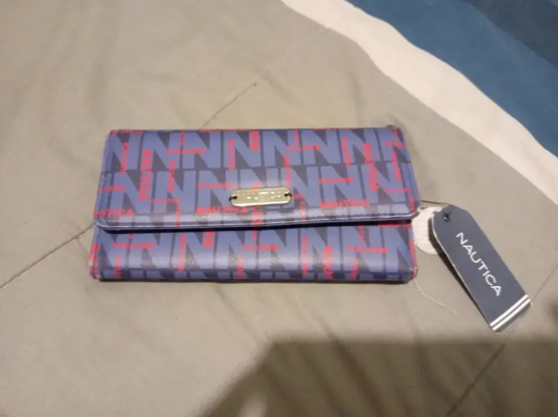 Cartera Nautica azul y roja - 1