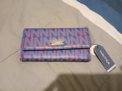 Cartera Nautica azul y roja - miniatura 1
