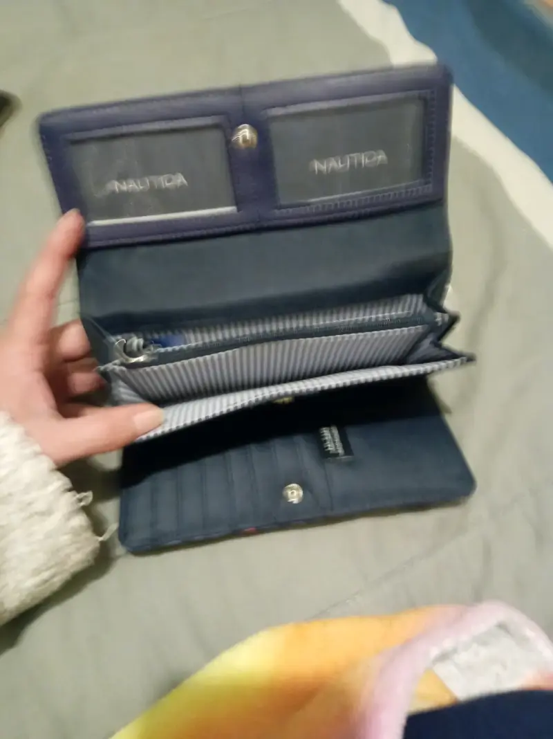 Cartera Nautica azul y roja - 3