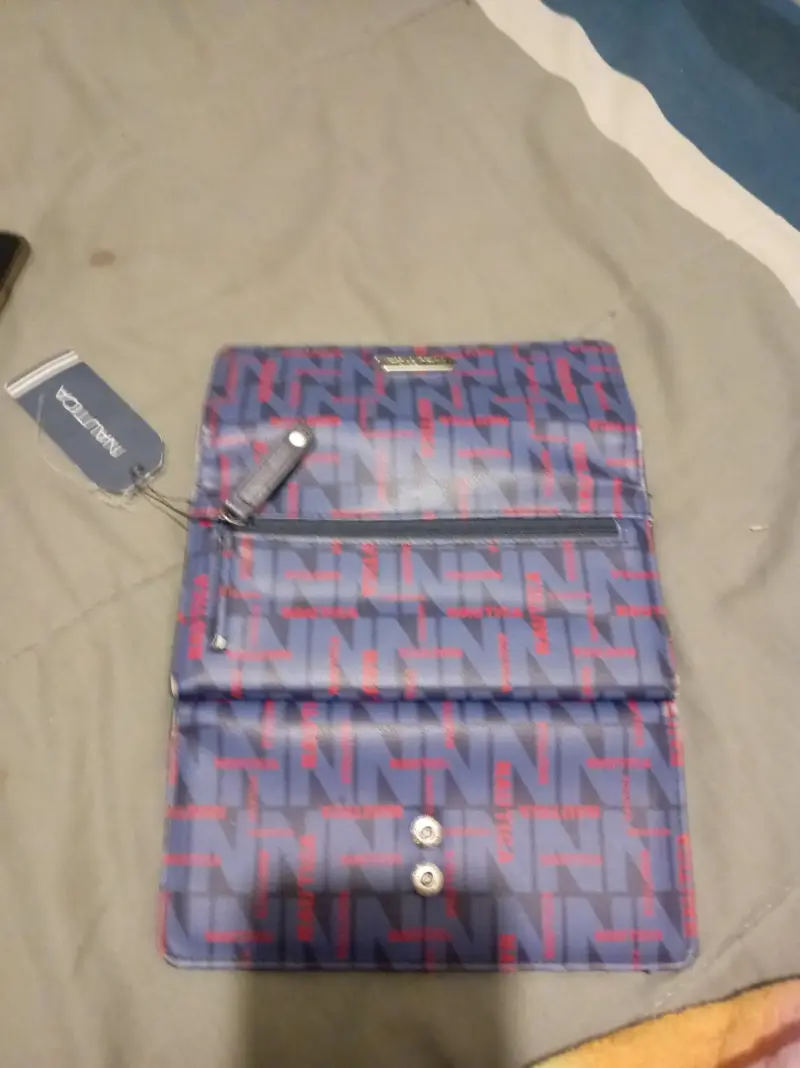 Cartera Nautica azul y roja - 4