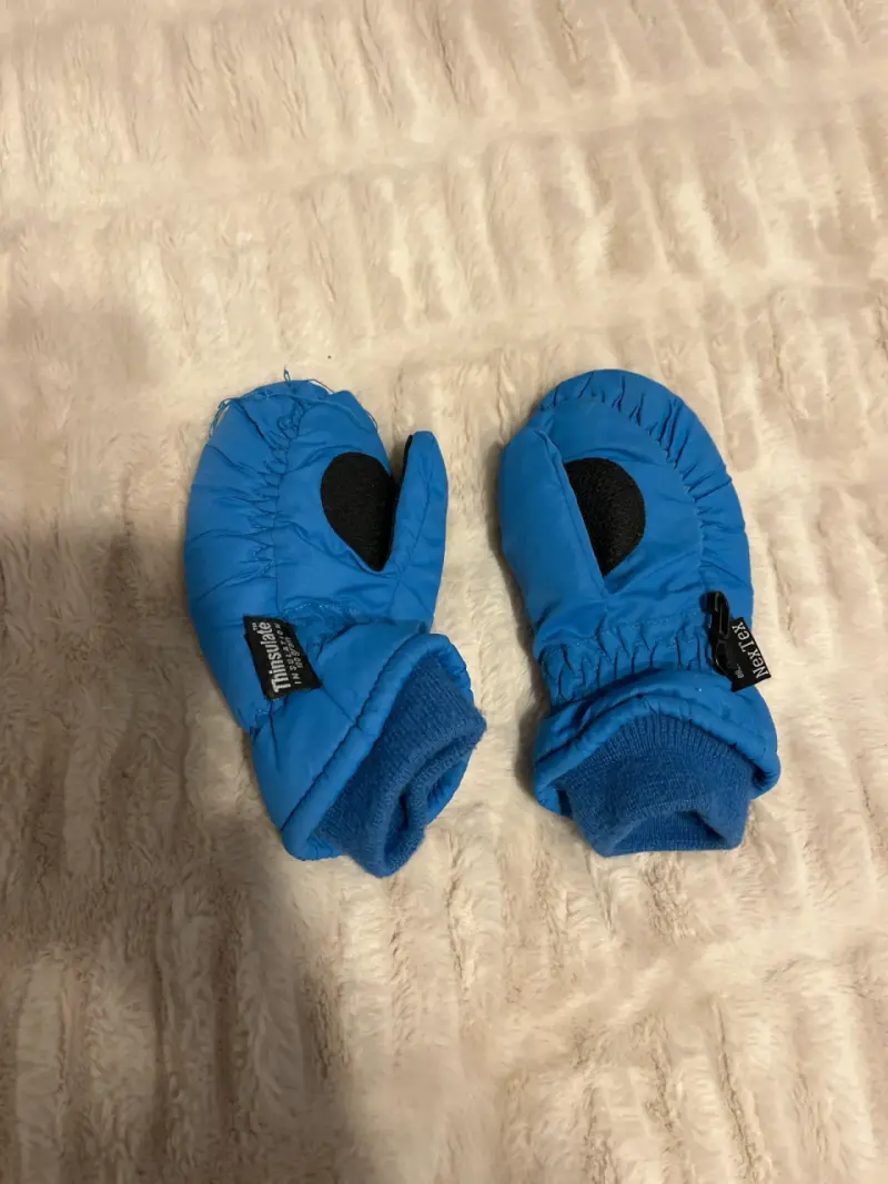 Guantes azules de invierno - 2