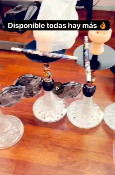 Bong de cristal colorido - miniatura 2