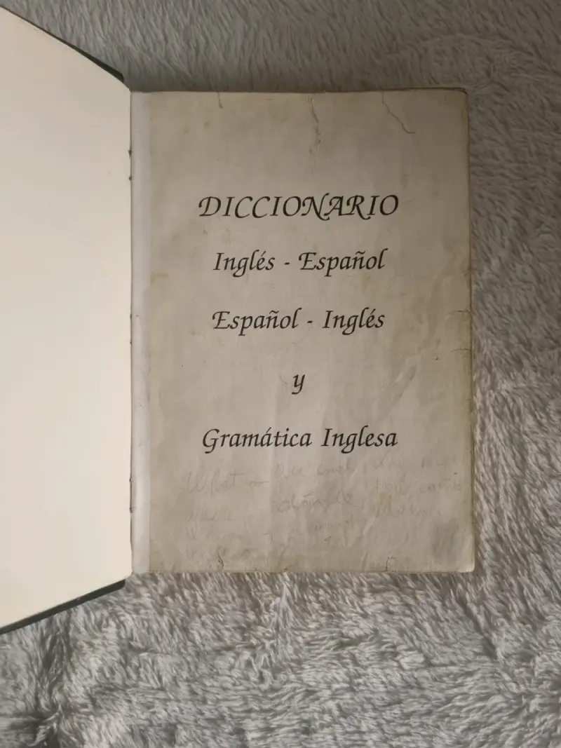 Diccionario Inglés Español antiguo - 1