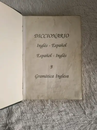 Diccionario Inglés Español antiguo - miniatura 1