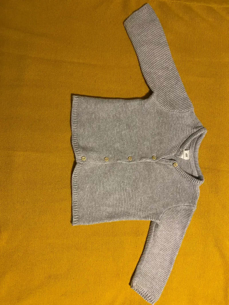 Chaleco gris para bebé talla 2-4 meses - 2