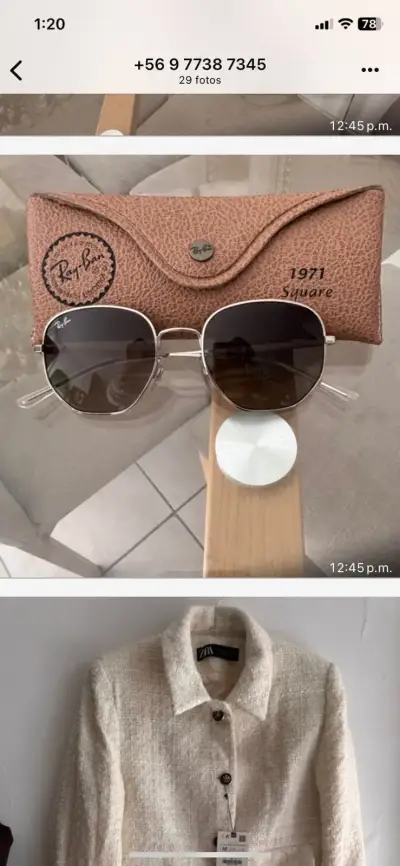 Chaqueta negra Zara con cierre - miniatura 2