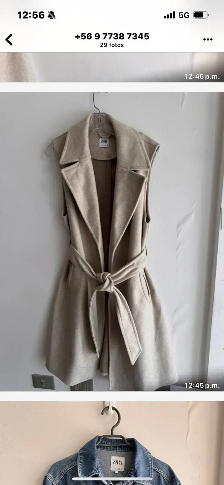Chaqueta negra Zara con cierre - 6