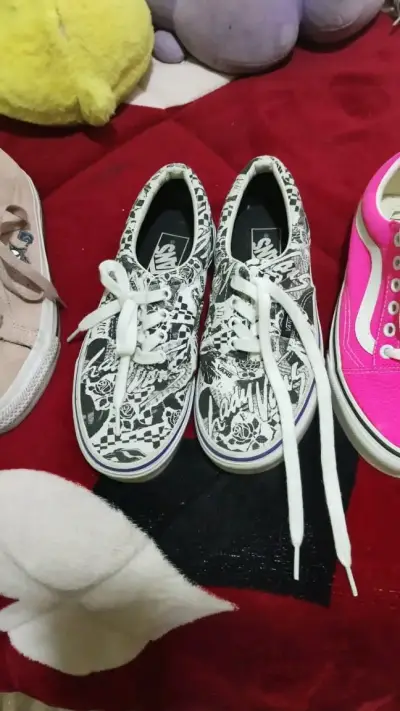 Zapatillas rosas estilo skate - miniatura 3