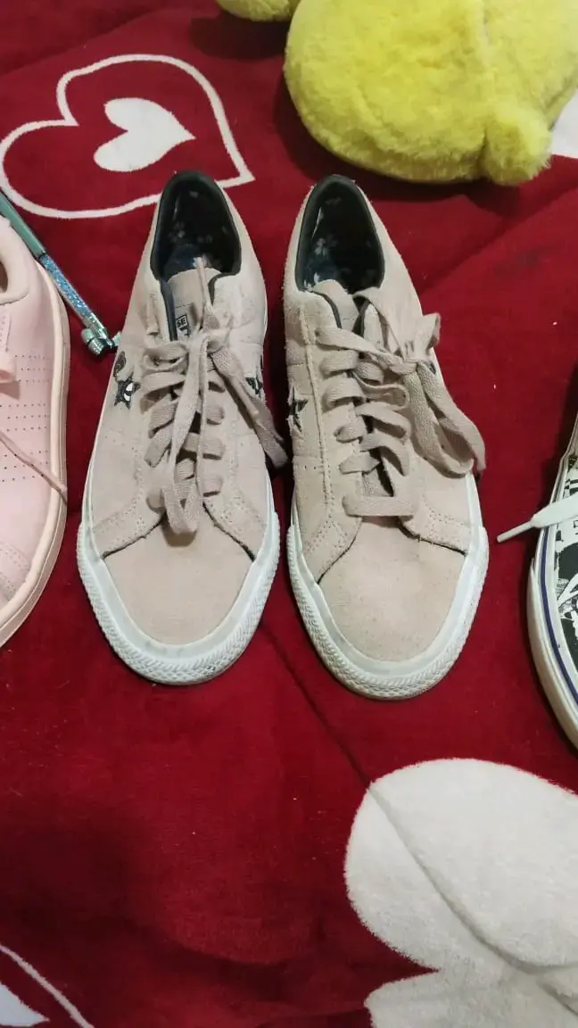 Zapatillas rosas estilo skate - 4
