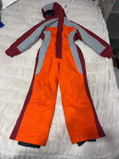 Traje de ski unisex naranja - miniatura 1