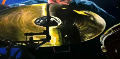 Pintura Neil Peart ( Rush) - miniatura 3