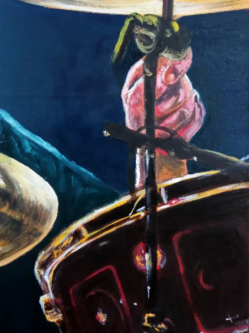 Pintura Neil Peart ( Rush) - 4