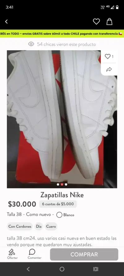 Zapatillas deportivas blancas - miniatura 3
