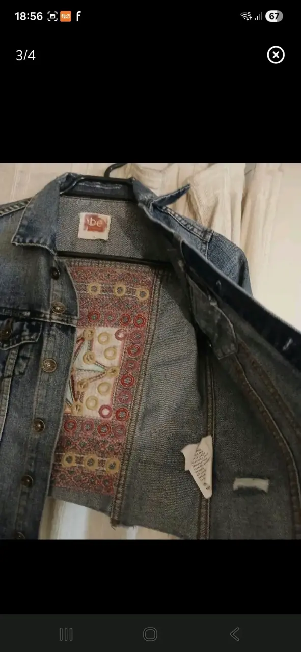 Chaqueta de mezclilla bordada - 3