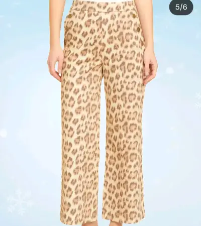 Pantalones animal print mujer - miniatura 1