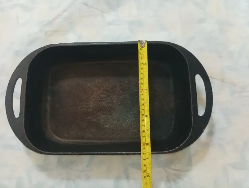 Cacerola / Sartén rectangular de hierro fundido - 3