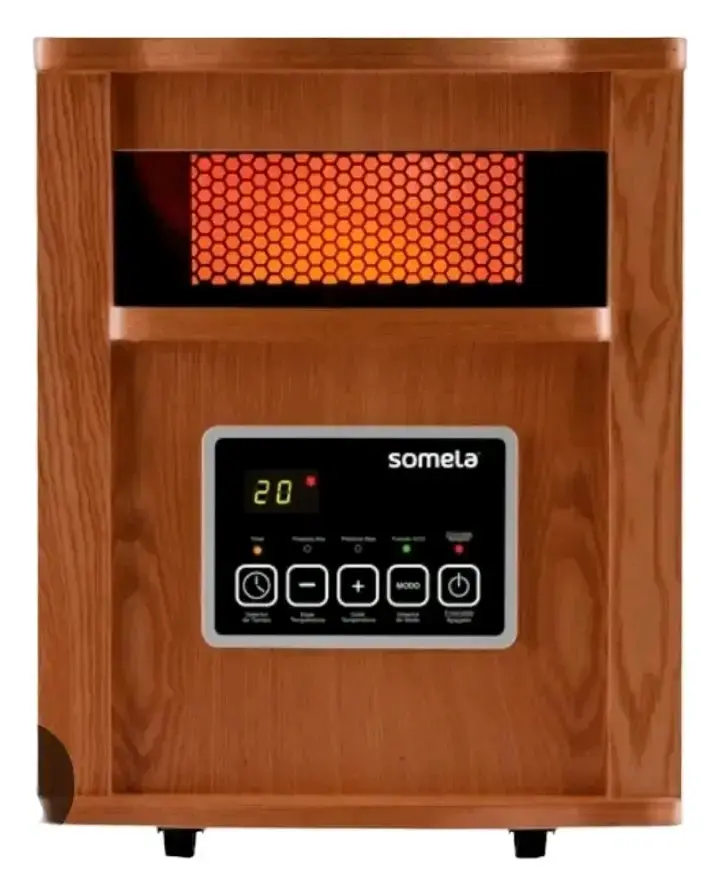 Estufa Electrica De Madera (Somela) Infra Red 1000 - 1