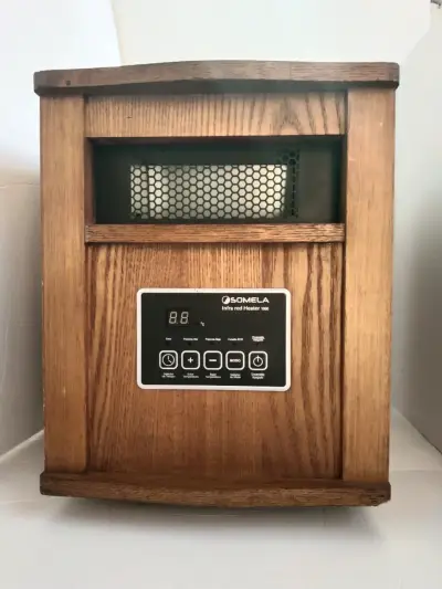 Estufa Electrica De Madera (Somela) Infra Red 1000 - miniatura 3