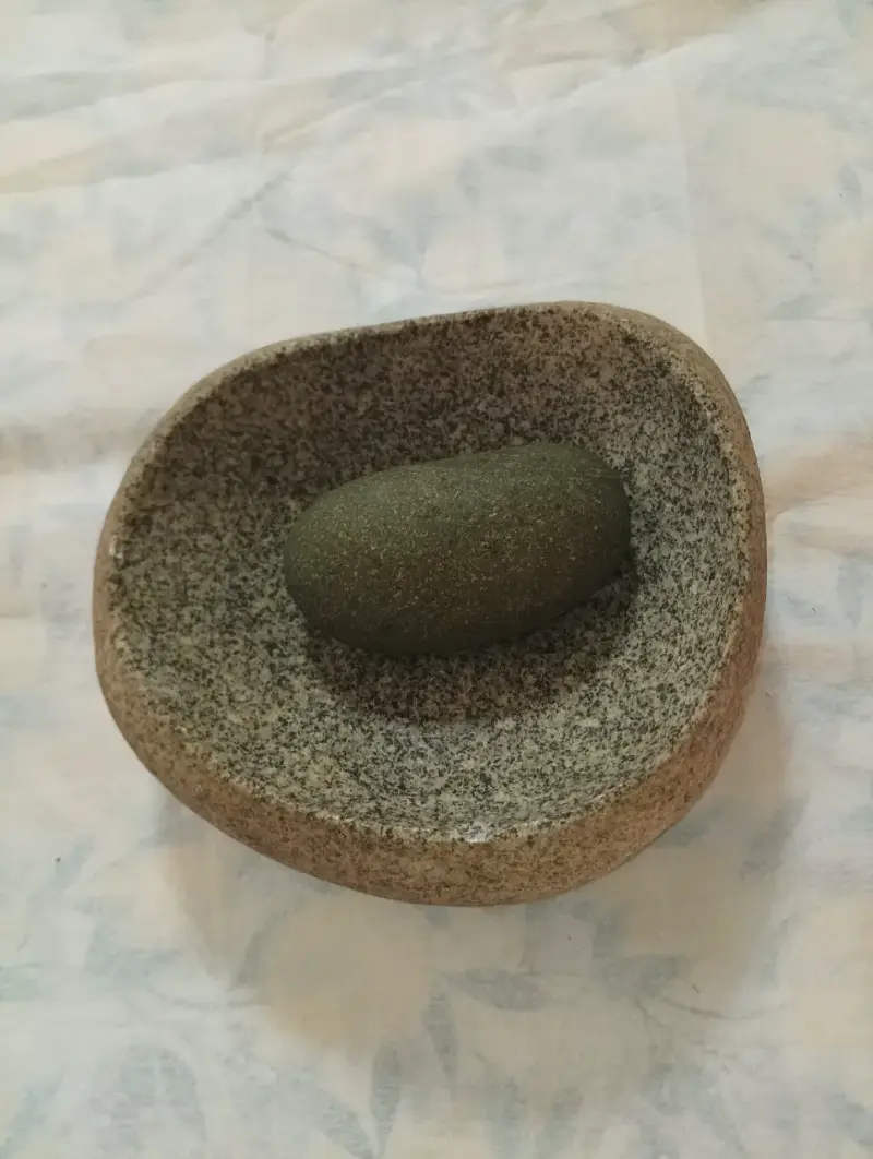Mortero de piedra artesanal - 1