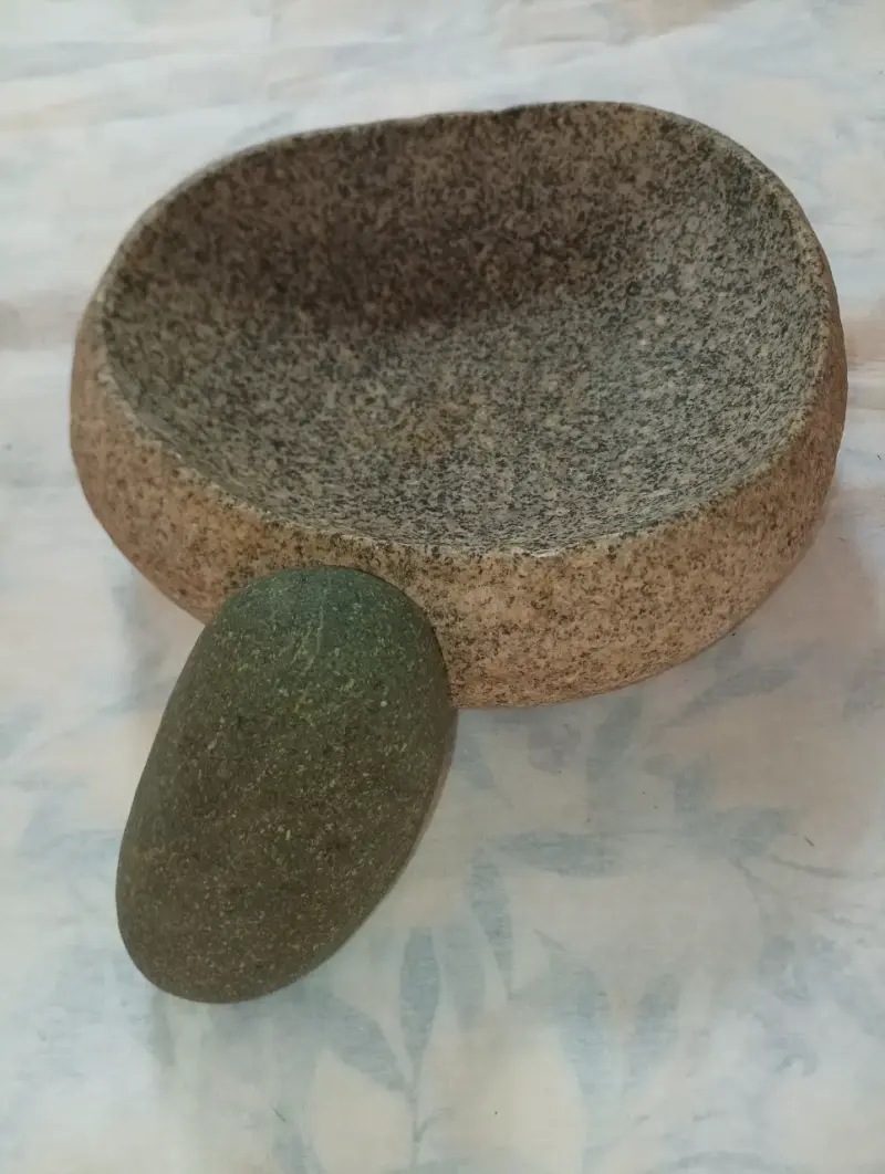 Mortero de piedra artesanal - 4