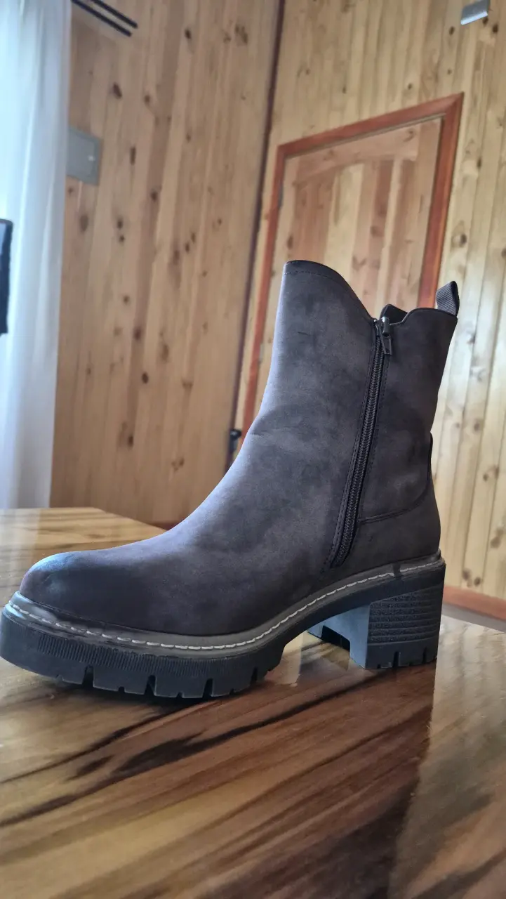 Botines Azaleia marrones con tacón - 2
