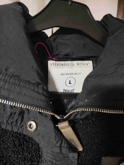 Chaqueta negra con capucha Everlast - miniatura 2