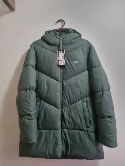 Chaqueta verde Lippi con capucha - miniatura 1