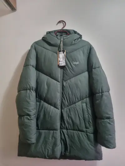 Chaqueta verde Lippi con capucha - miniatura 2